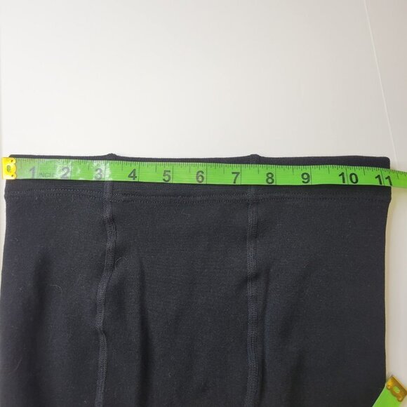 FOOTLESS Tights Black Leggings with Holes - One Size - Picture 3 of 9